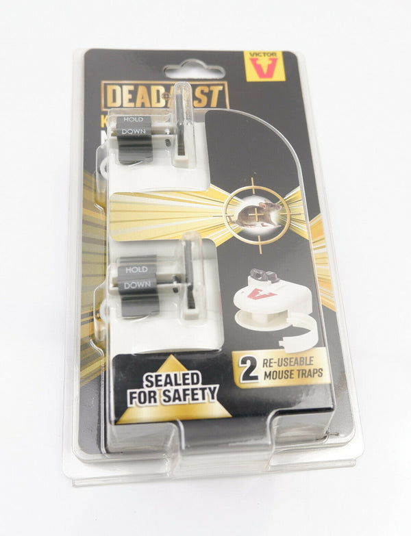 Deadfast Victor Kill Vault Easy Set Mouse Trap, Fast Disposable, Re-usable