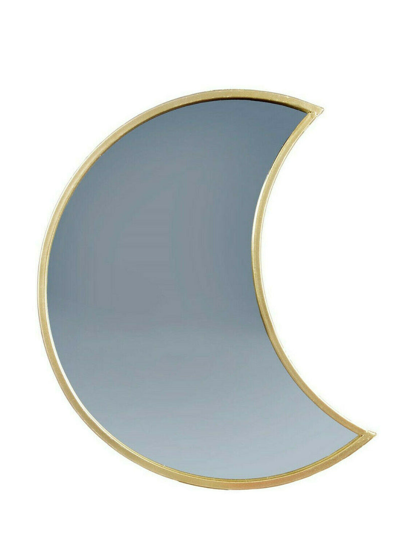 Sass & Belle Crescent Moon Shaped Gold Mirror Wall Bedroom Home Decor Celestial