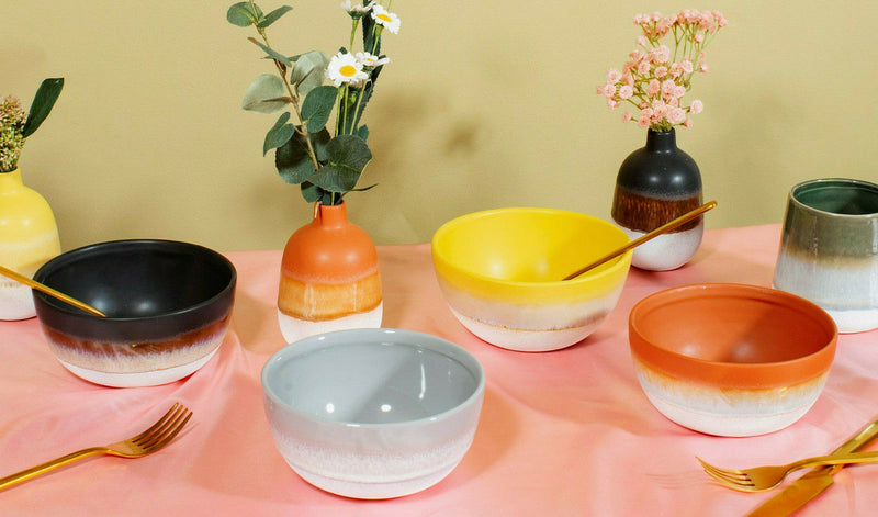 Sass & Belle Mojave Ombre Glazed Bowls Cereal, Soup, Breakfast Various Colours