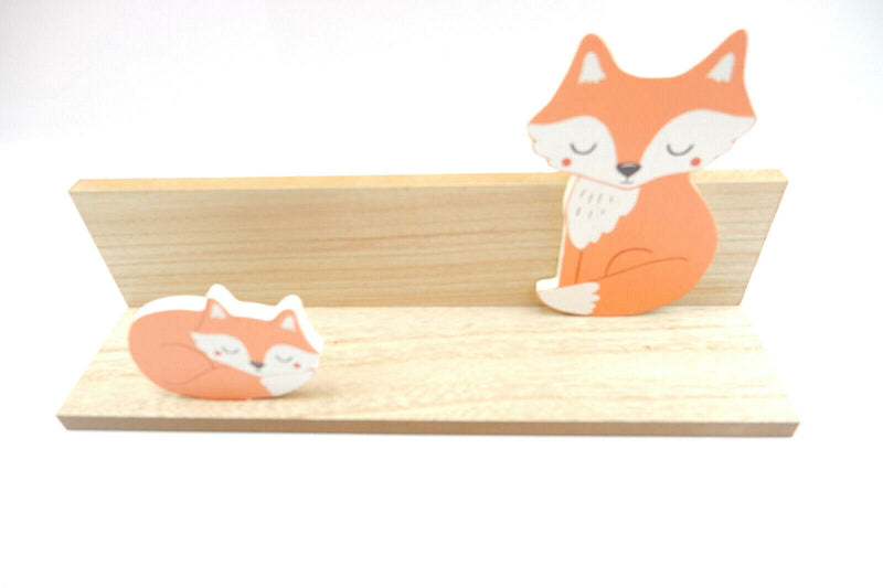 Sass and Belle Woodland Friends Fox Shelf - Childrens Bedroom Decoration Storage