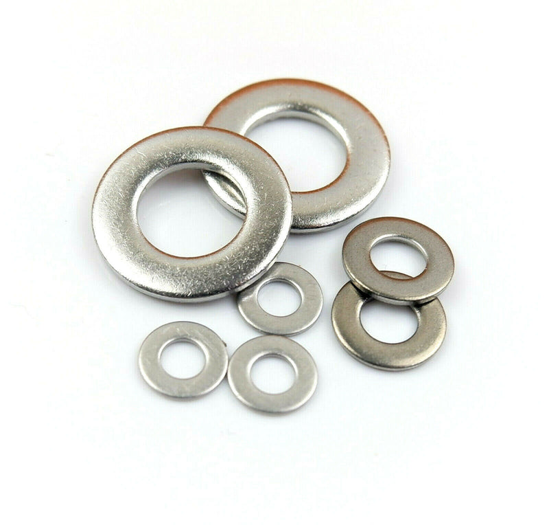 580 pcs A2 Stainless Steel form a washer kit set M3 M4 M5 M6 M8 M10 4mm 5mm 6mm