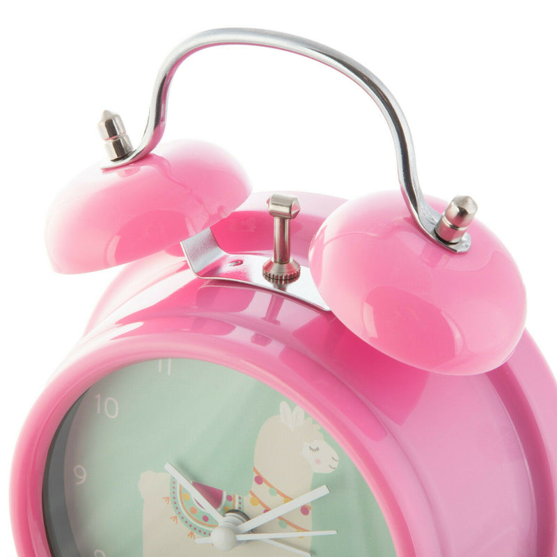 Alarm Clock for kids Bedroom, Lima Llama Rainbow Unicorn Cutie Cat Sass & Belle