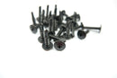 BLACK SELF DRILLING CAR INTERIOR PANEL SCREWS - SELF TAPPING ZINC