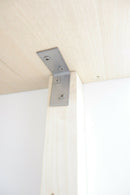 Taurus Stainless Steel Decking Handrail Bracket 50 x 50 x28mm + 16 Screws Kit