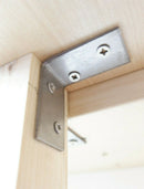 Taurus Stainless Steel Decking Handrail Bracket 50 x 50 x28mm + 16 Screws Kit