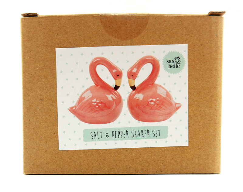Sass and Belle Novelty Ceramic Salt & Pepper Shaker Pot Condiment Set Table Gift