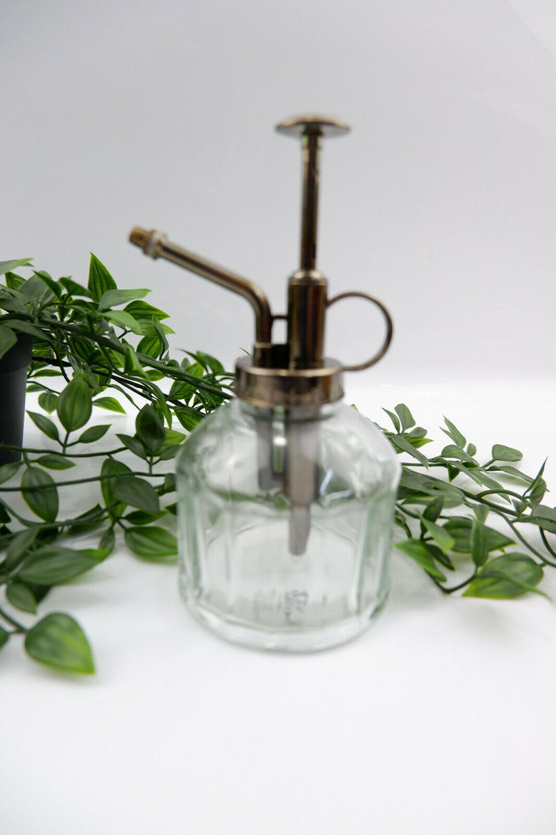 Sass & Belle Vintage Glass Botanical Style Plant Mister Water Spray Pot Garden