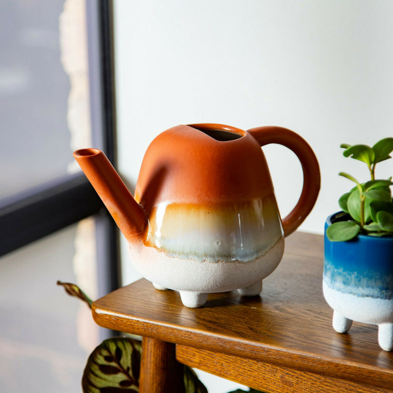 Sass & Belle Mojave Glaze Stoneware Watering Can Plants Flowers Five Colours