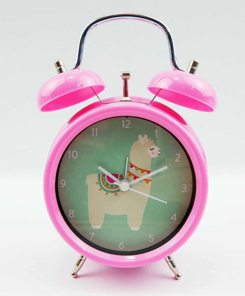 Alarm Clock for kids Bedroom, Lima Llama Rainbow Unicorn Cutie Cat Sass & Belle