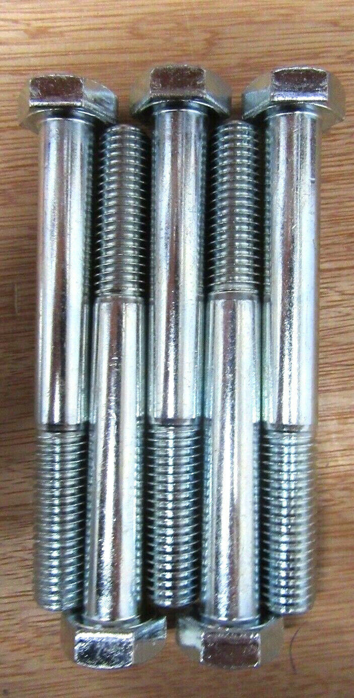 M12 12mm x 100mm Long High Tensile Bolts Grade 10.9 Bright Zinc Plated