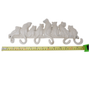 Cast Iron Cat Tails Key Rack Key Hook Coat Wall Hook Metal Rustic Vintage