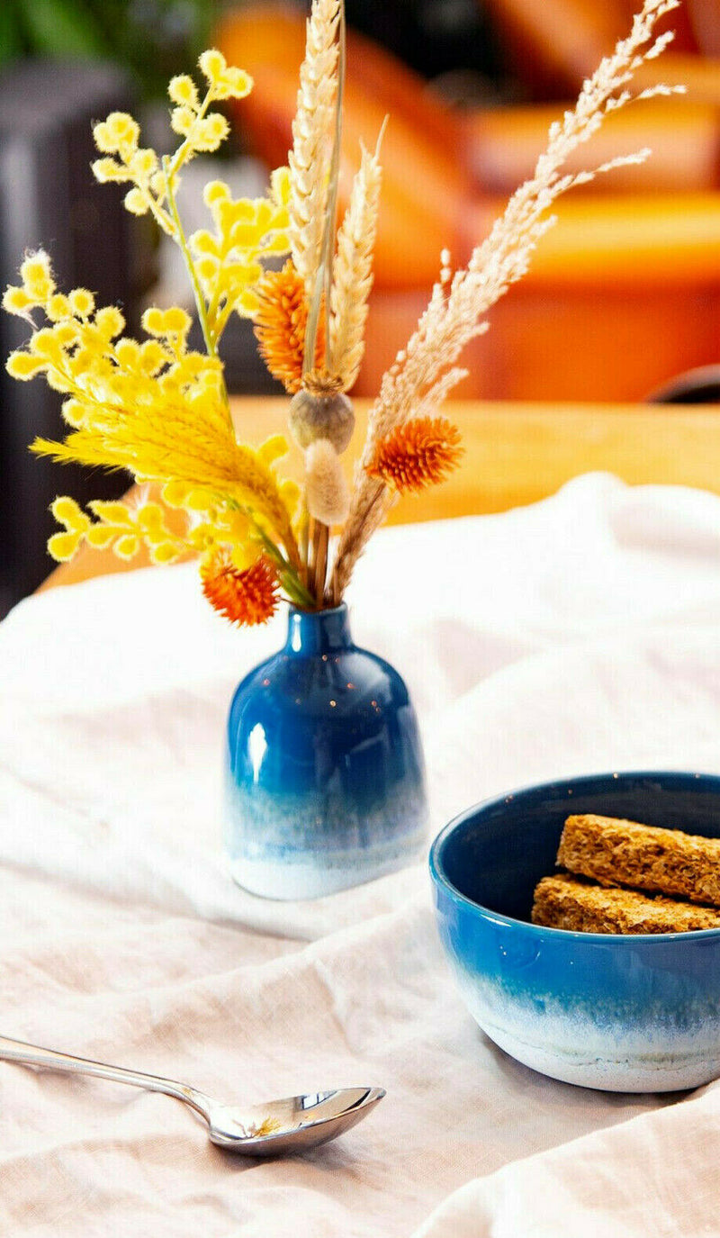 Sass & Belle Small Mojave Glaze Vases Flower Vase Holder Home Decoration Bud