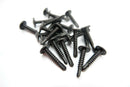 BLACK SELF DRILLING CAR INTERIOR PANEL SCREWS - SELF TAPPING ZINC