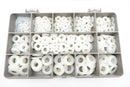 460 ASSORTED PIECE, M3 M4 M5 M6 M8 NYLON FLAT FORM A WASHERS KIT FIT BOLTS SREWS