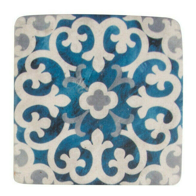 Sass & Belle Mediterranean Mosaic Santorini Coasters - Set of 4 Table Tableware