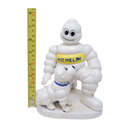 Cast Iron Michelin Man with Dog Statue Figurine Bibendum Tyres Figure Garden