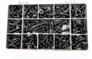 BLACK SELF DRILLING CAR INTERIOR PANEL SCREWS - SELF TAPPING ZINC