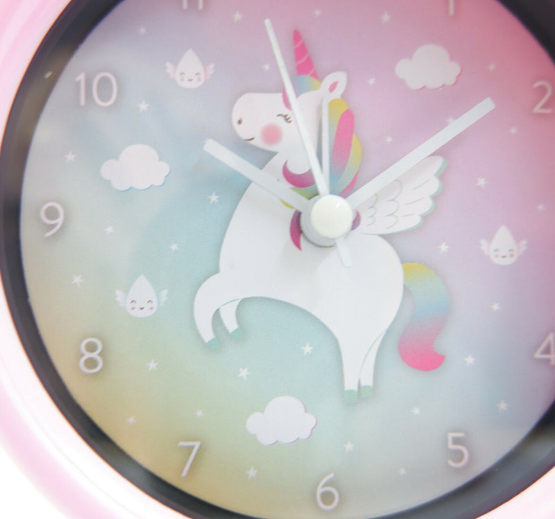 Alarm Clock for kids Bedroom, Lima Llama Rainbow Unicorn Cutie Cat Sass & Belle