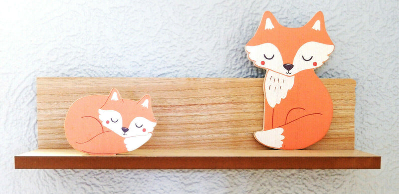 Sass and Belle Woodland Friends Fox Shelf - Childrens Bedroom Decoration Storage