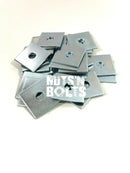 M8 x 40mm x 40mm x 5mm THICK SQUARE PLATE WASHERS ZINC PLATED 8mm x 40 x 40 x 5