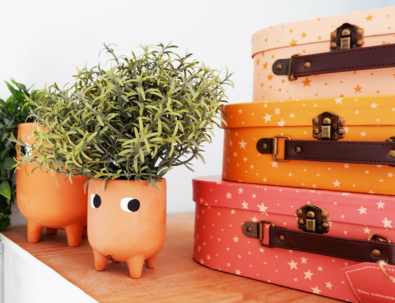 Sass & Belle Set of 3 Little Stars Suitcases Kid Storage Boxes Decorative Cases
