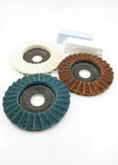 5 x Assorted DRONCO Gloss Polishing Flap Disc Kit for Stainless Steel AP75