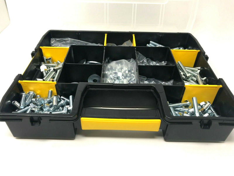 945 Piece GRADE 8.8 M8 8mm Stanley Box ZINC NUTS BOLTS AND WASHER ASSORTMENT KIT