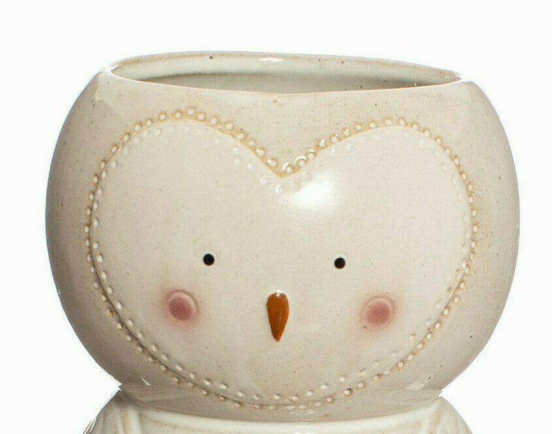 Sass & Belle Olivia Owl Shaped Ceramic Vase Flowers Gift Boxed Floral Home Decor