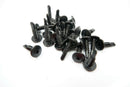 BLACK SELF DRILLING CAR INTERIOR PANEL SCREWS - SELF TAPPING ZINC