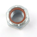 Pack of 10, 5/8" UNC Coarse Thread Nyloc Nuts , bright zinc plated, 15/16"AF