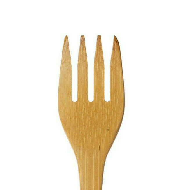 Sass and Belle Bamboo Splayed Spoon Fork Combo Camping Lunch Picnic