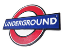 Cast Iron Underground London Tube Network  Reproduction Wall Sign Plaque Train