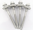 (Pack OF 100) 5.5 x 65mm Tech Screws for roofing & cladding self drill tek screw