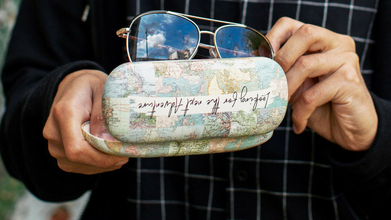 Glasses Hard Case Reading Sun Cover Spec Holder Fun Novelty Design Adult Kids
