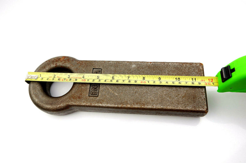 12" HEAVY DUTY EN16A WELD ON STRAIGHT TRAILER HITCH EYE - 35 Ton Towing Ring A