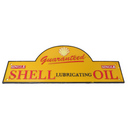 Cast Iron Large Domed Shell Oil Sign Advertising Garage Sign Wall Gate Shop
