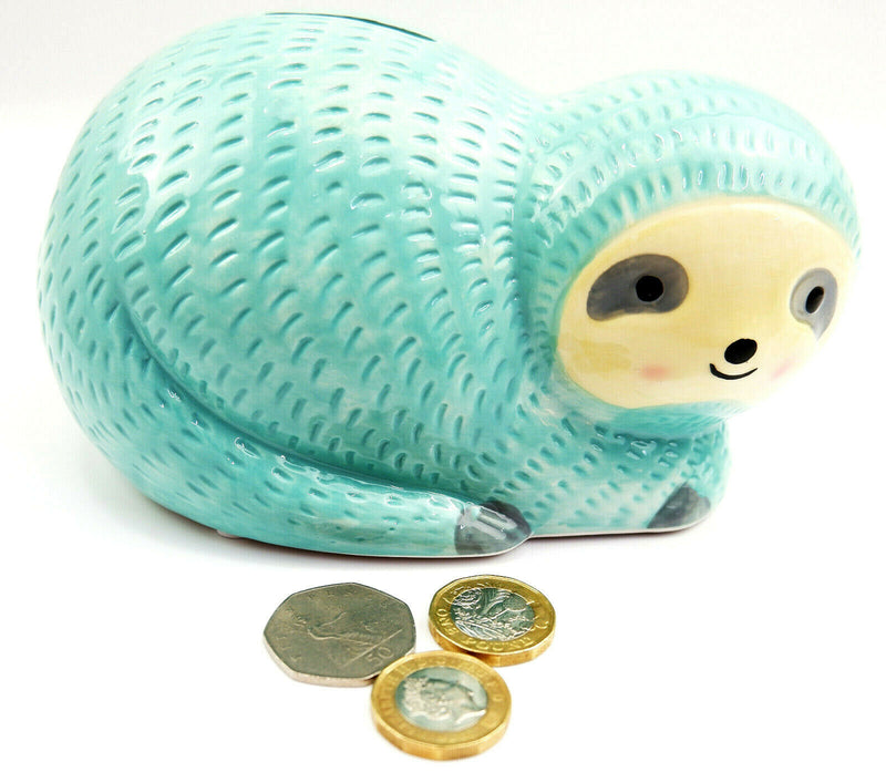 Sass and Belle Money Boxes Cash Coin Sloth Dog Cat Moon Sunflower Map Moneybox
