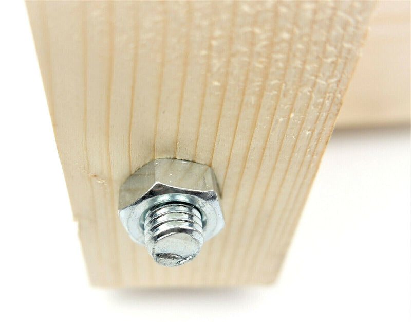 M6 Cup Square Coach Carriage Wood Bolts Bulk Deal 300Piece with Nuts and Washers