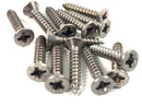 Caravan Awning Rail Screws Stainless Steel Camping Motorhome - Pack of 12 No.6g