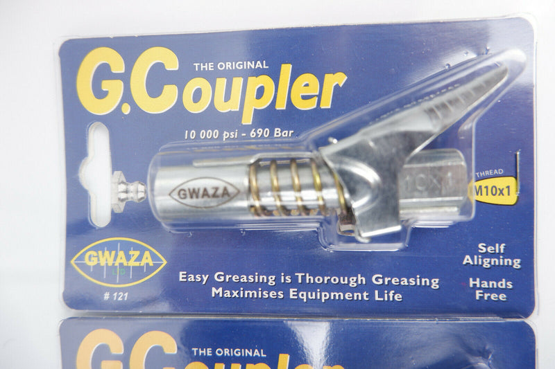 Grease Gun G Coupler Quick Release Lock On Coupling End M10 Workshop Farm