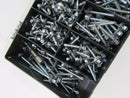 270 pc Self Drilling Screw Set Hex Head with sealing washer CR3 Zinc Assortment