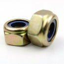 Metric Fine Extra Fine 10.9 Grade High Tensile Nyloc Nuts M8 To M24 Bright Zinc