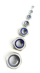 Nyloc Nylon Insert Stainless Steel Locking Nuts Nylon A2 M3 M4 M5 M6 M8 M10 M12