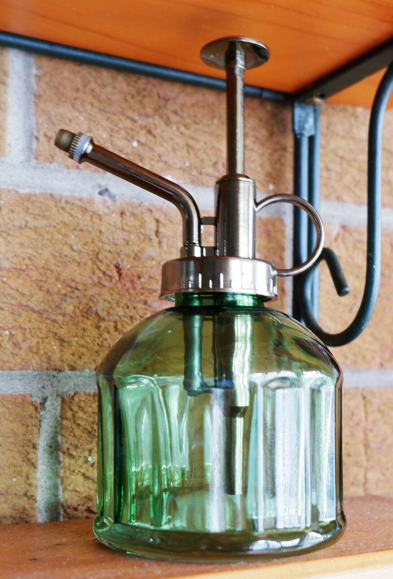 Sass & Belle Vintage Glass Botanical Style Plant Mister Water Spray Pot Garden