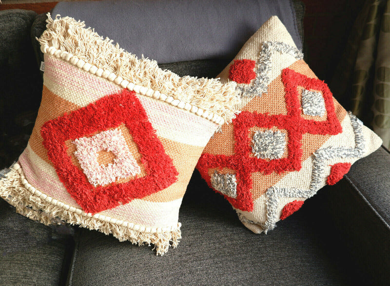 Sass and Belle Filled Cushions Nevada And Arizona Tufted Cushions Home Furnish