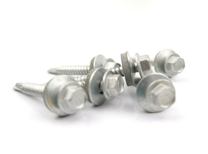 (Pack OF 100) 5.5 x 43mm Tech Screws for Roofing & Cladding Self Drill Tek Screw