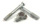 M10 x 90 Metric Fine 10.9 Grade High Tensile Bright Zinc Steel Hex Bolts  3 Pack