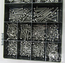 900 pcs M4 ASSORTED BOLTS NUTS AND WASHERS KIT SET A2 STAINLESS STEEL DIN 933