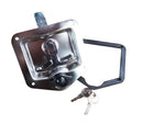 Stainless Steel Pull and Twist Latch with Keys Trailer Truck Tool Box Door Lock