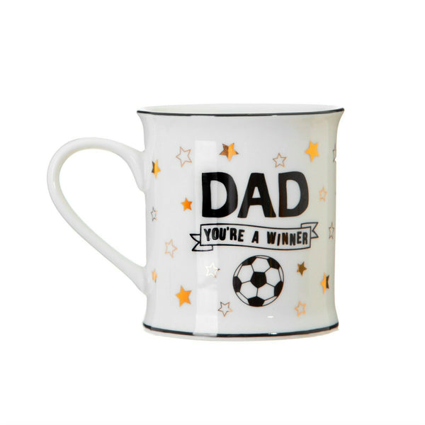 Sass & Belle Dad You're A Winner Ceramic Gift Boxed Mug Father